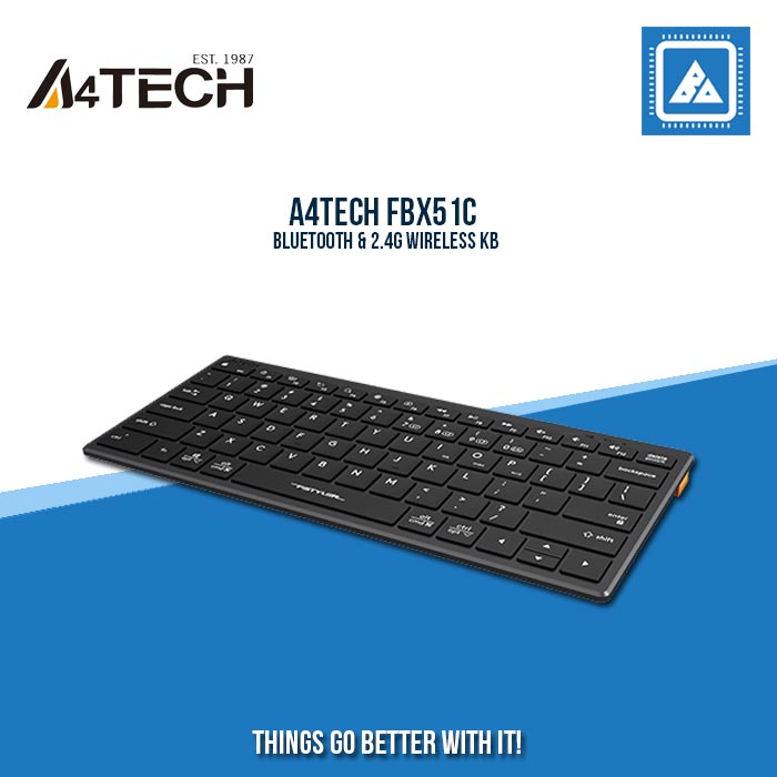 A4TECH FBX51C FSTYLER BLUETOOTH & 2.4G WIRELESS COMPACT KEYBOARD (GRAY) A4TECH FBX51C FSTYLER BLUETOOTH & 2.4G WIRELESS COMPACT KEYBOARD (GRAY)